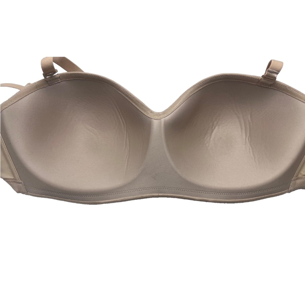 Wacoal Staying Power Strapless Wirefree Bra 34DDD Sand - Picture 4 of 7